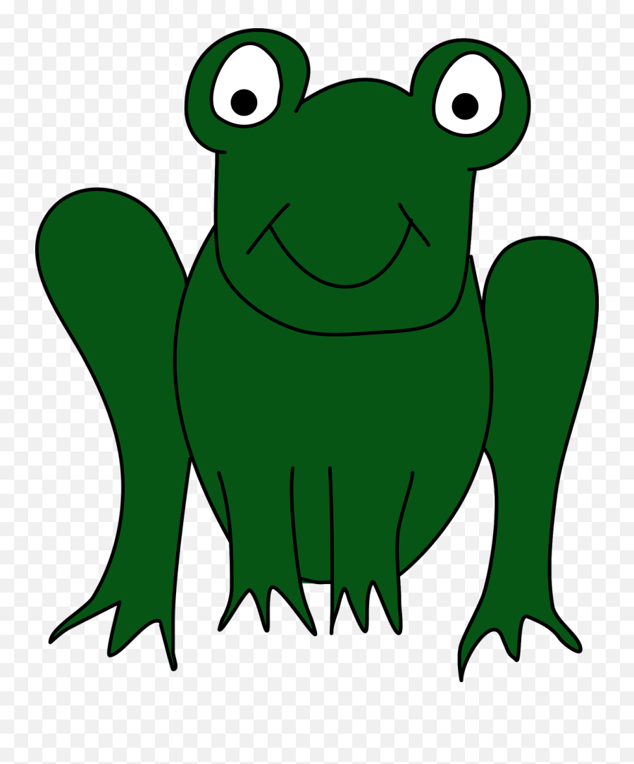 Toad True Frog Clip Art Tree Frog - Frog Clipart Png Frog Clipart Emoji,Frog Clipart