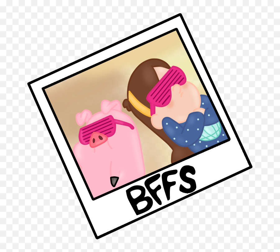 Mabel And Waddles By Eclipse340 - Stickers Tumblr Bff Png Pato Y Mabel Gravity Falls Png Emoji,Transparent Tumblr Stickers