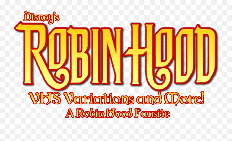 Robin Hood Vhs Variations - Vertical Emoji,Robin Logo