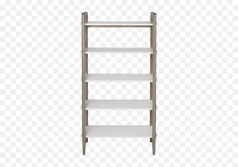 Wrightwood Tall Grey Stain And White Emoji,Bookcase Png
