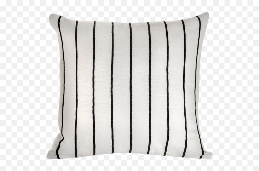 Santiago Pillow Black Stripe U2014 Pépe Studio Inc Emoji,Black Stripes Png