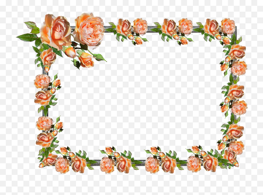 Download Pictures Free Photos - Flower Rose Decorative Border Design Emoji,Flores Png