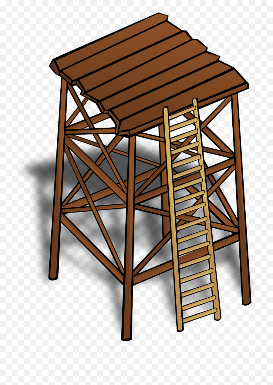 Brown Wooden Ladder Transparent Background Png Mart Emoji,Wood Background Png
