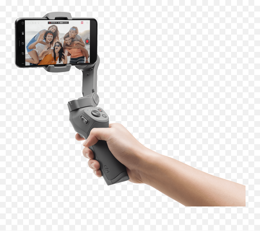 Dji Osmo Mobile 3 Gimbal In Hand Transparent Png - Stickpng Emoji,Hand With Phone Png