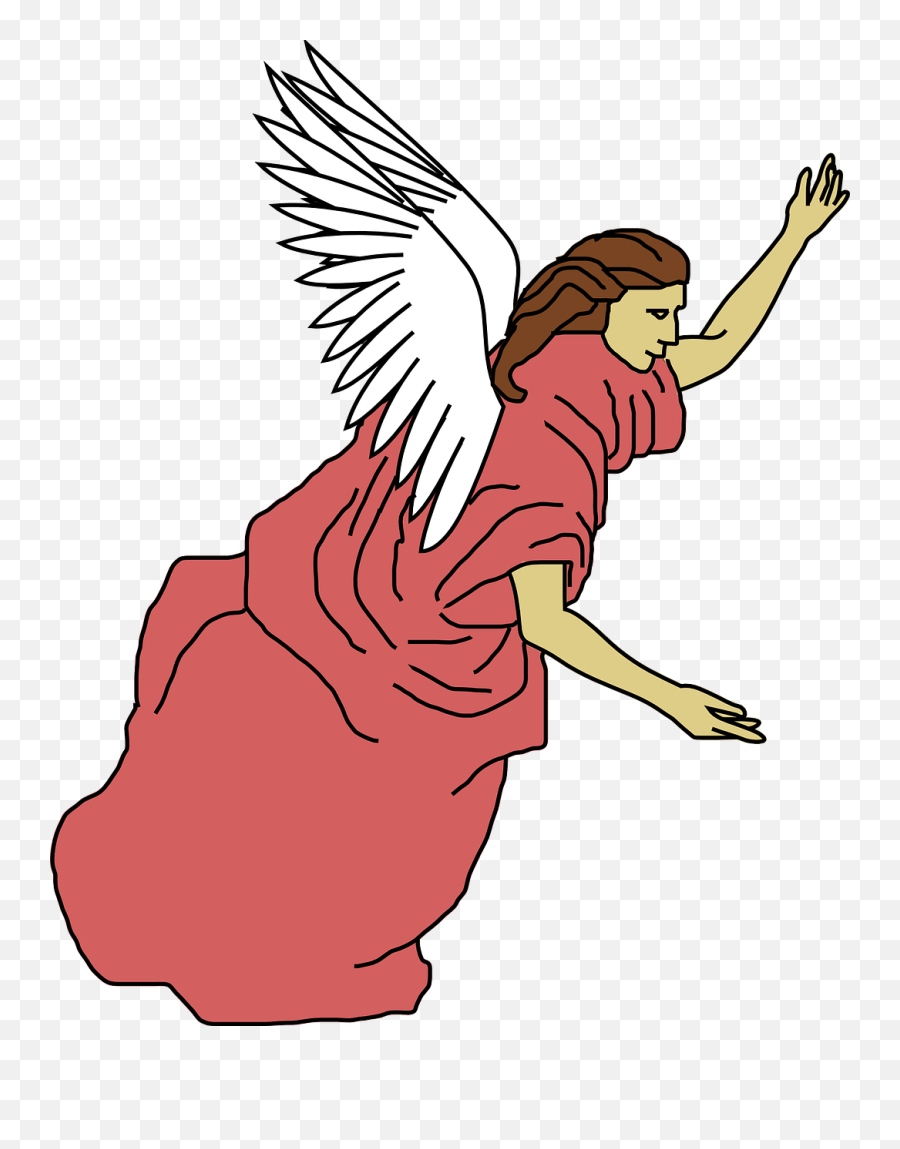 Baby Angel Wings Clipart - Clip Art Bay Flying Angel Clipart Emoji,Angel Wings Clipart