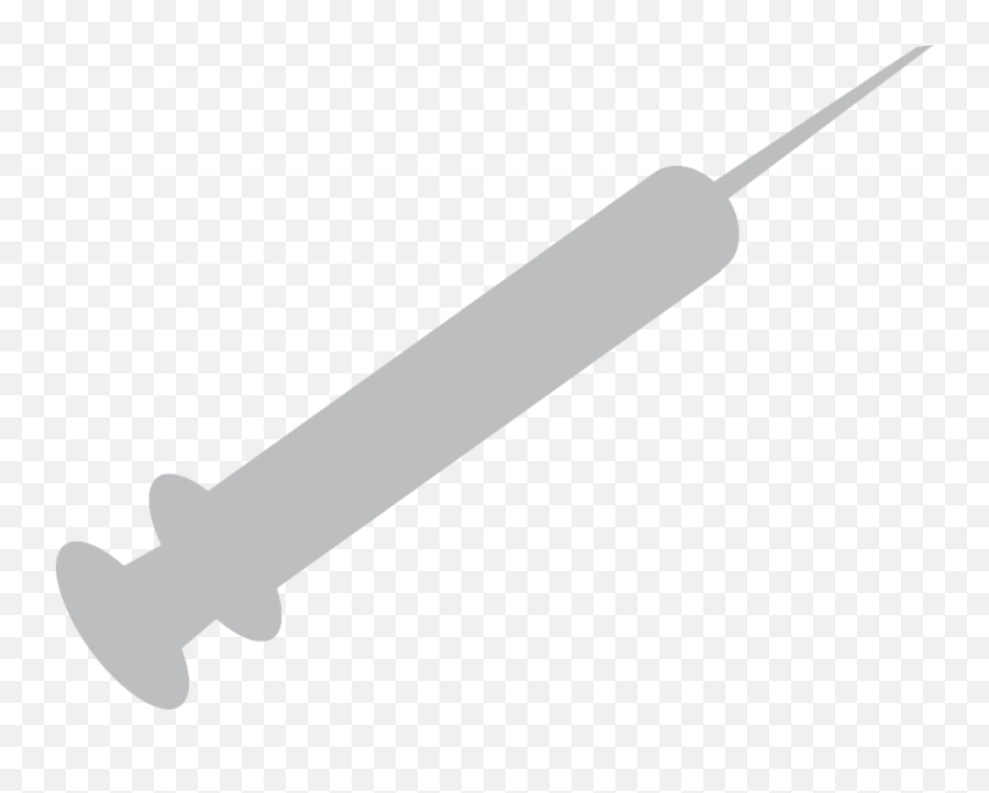 Download Picture Transparent Library - Grey Syringe Clipart Emoji,Syringe Clipart