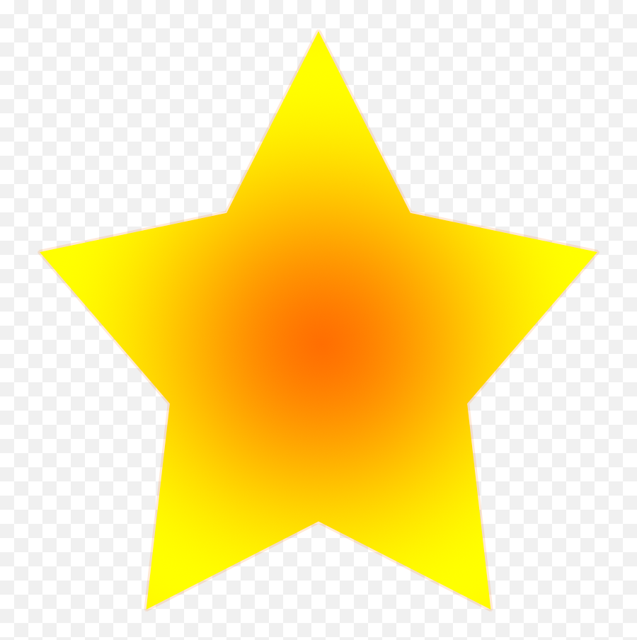 Gold Star Clipart No Background - Transparent Star Clip Art Emoji,Gold Star Clipart