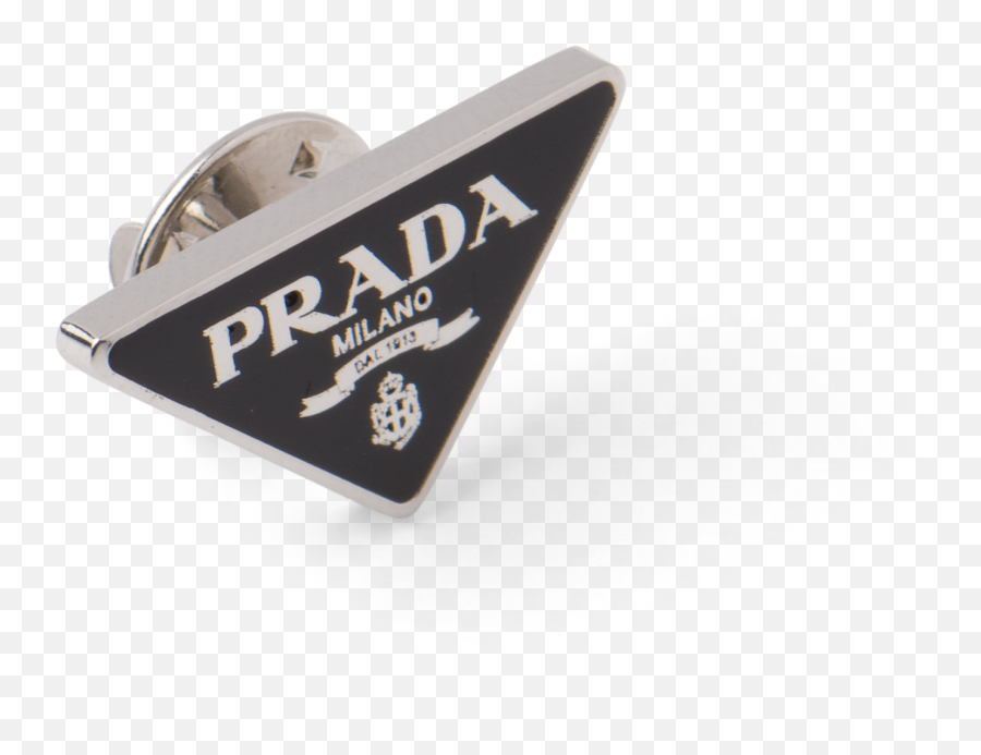 Prada Symbole Brooch - Solid Emoji,Prada Logo