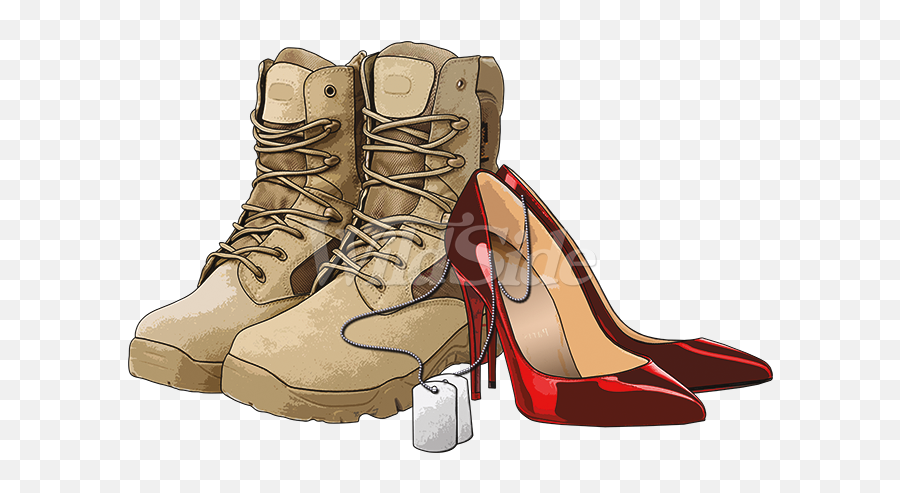 Military Dog Tags Png - Boots Dog Tags High Heels Combat Military Combat Boots And Heels Emoji,Boots Png