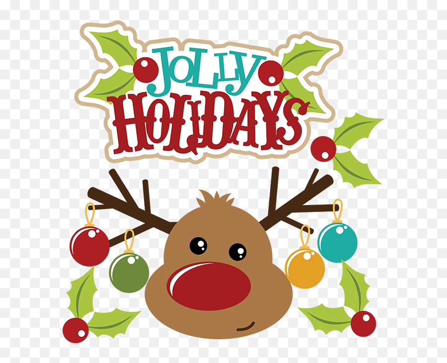 Holidays Clipart Cute Holidays Cute - Jolly Holidays Clip Art Emoji,Holiday Clipart