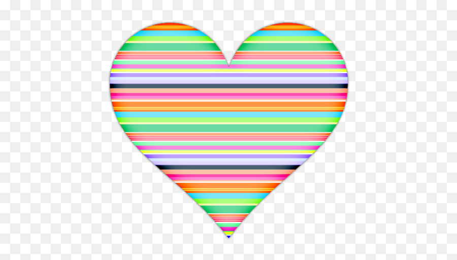Heart With Thins Horizontal Stripes Icon Png Clipart Image Emoji,Horizontal Vine Clipart