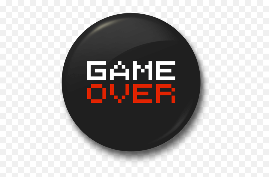 Game Over Badge Emoji,Game Over Png