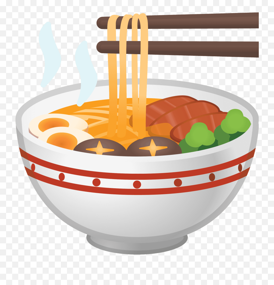 Steaming Bowl Emoji Clipart Free Download Transparent Png,Noodle Clipart