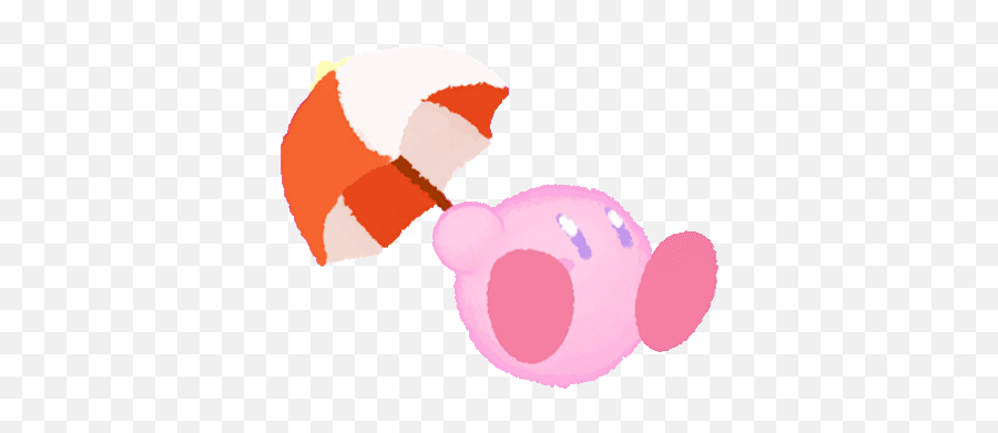 Parasol Kirby Stickers Emoji,Kirby Gif Transparent