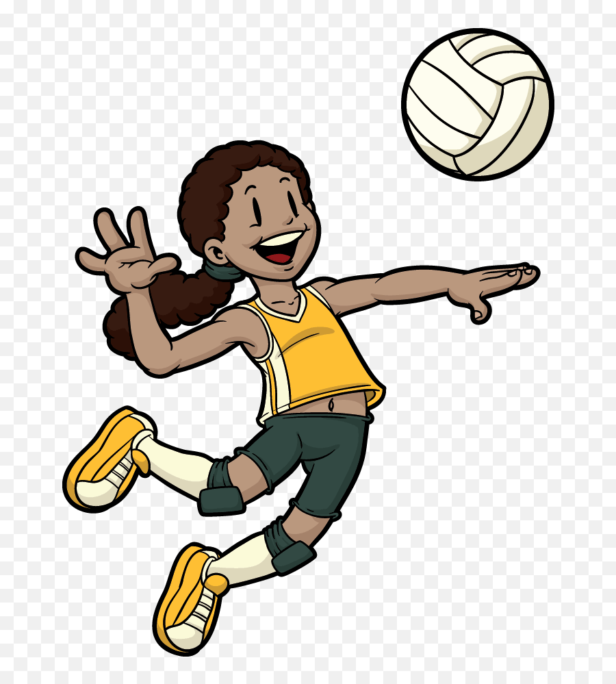 Volleyball Player - Playing Sports Clipart Transparent Playing Sports Clipart Emoji,Volleyball Clipart