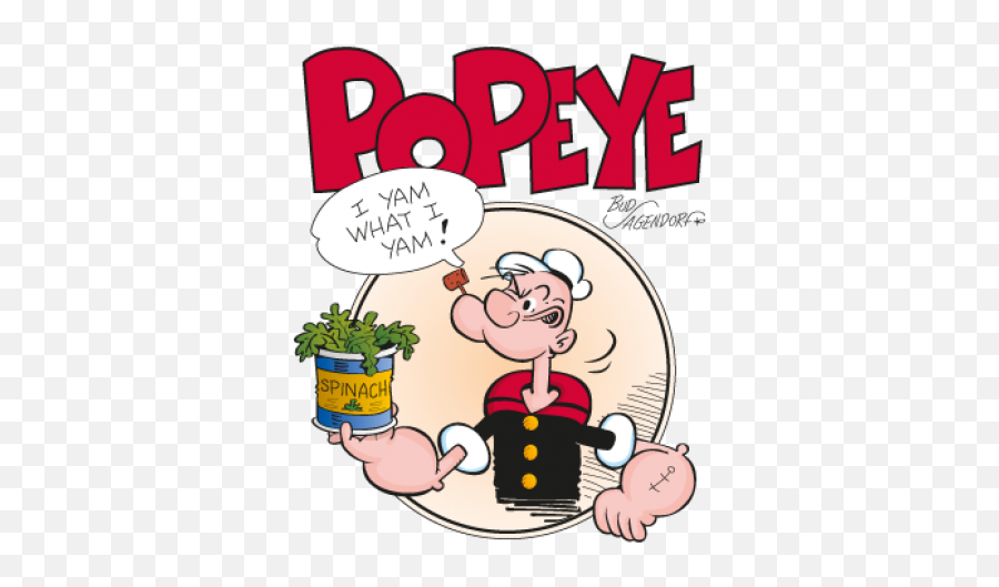 Popeye The Sailor Logo Vector - Ai Pdf Free Graphics Emoji,Yam Clipart