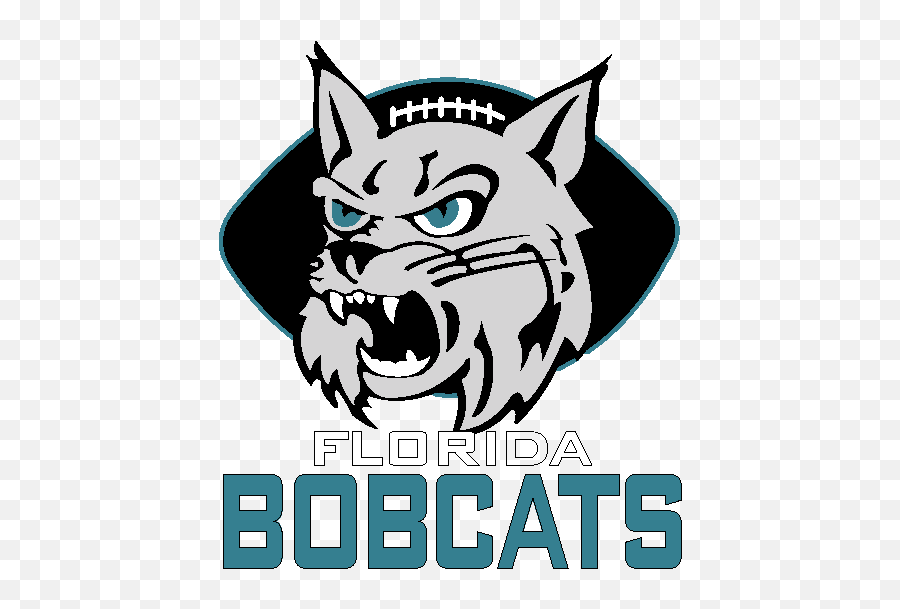 Florida Bobcats Primary Logo - Arena Football League Arena Florida Bobcats Football Emoji,Bobcat Logo