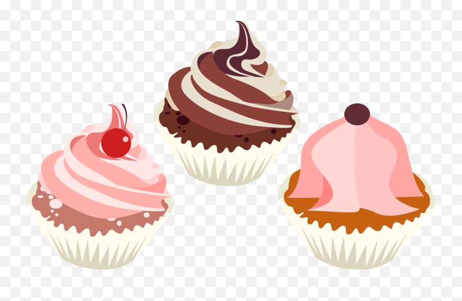 Cupcake Clipart Cup Cake Cupcake Cup - 3 Cupcakes Clipart Png Emoji,Cupcake Clipart