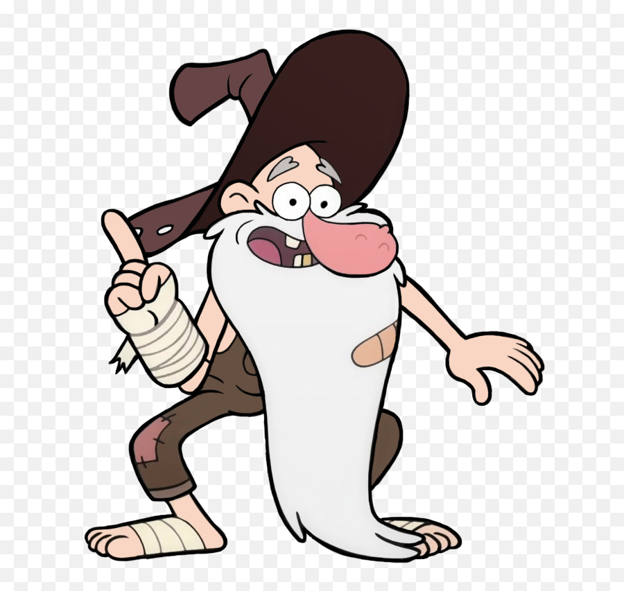 Gravity Falls Old Man Mcgucket Clipart - Gravity Falls Old Man Mcgucket Emoji,Old Man Clipart