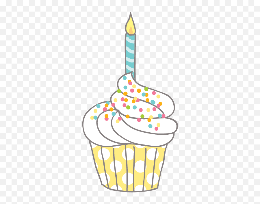 Birthday Cupcake Clipart - Birthday Cupcakes Clipart Kid Emoji,Cupcakes Clipart