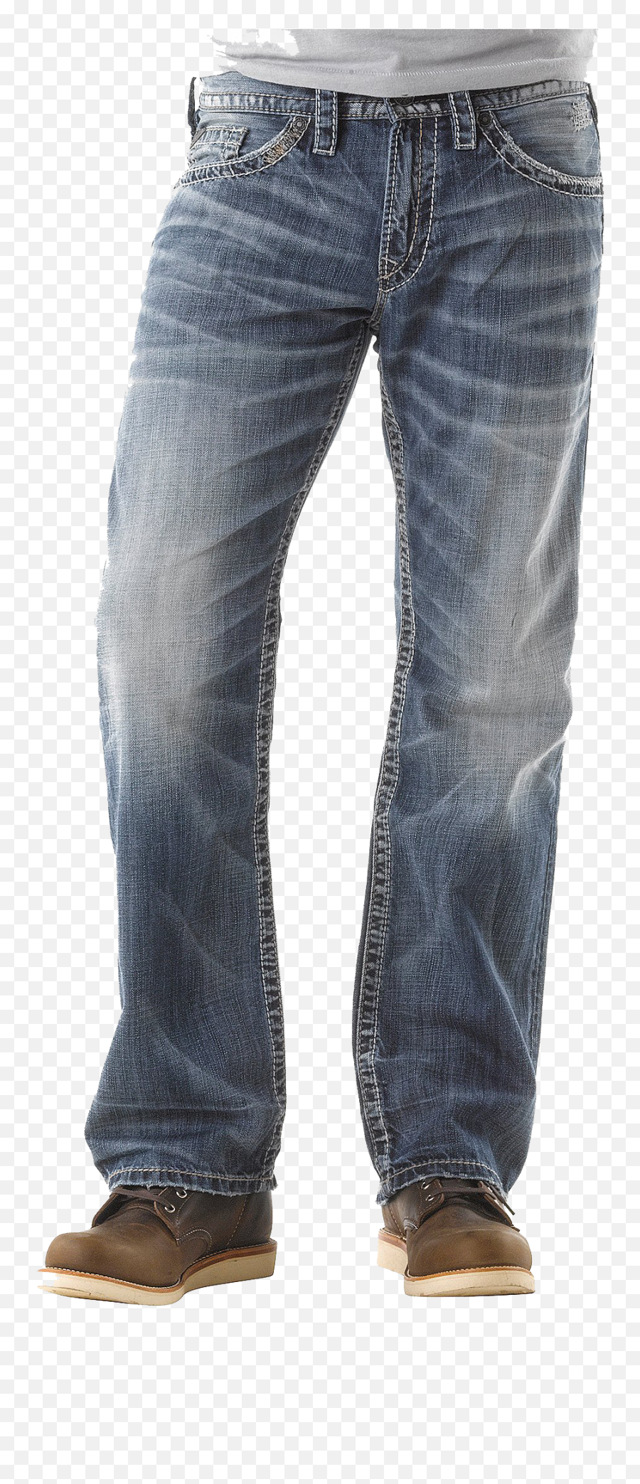 Silver Jeans Men Png Image With No - Solid Emoji,Jeans Clipart