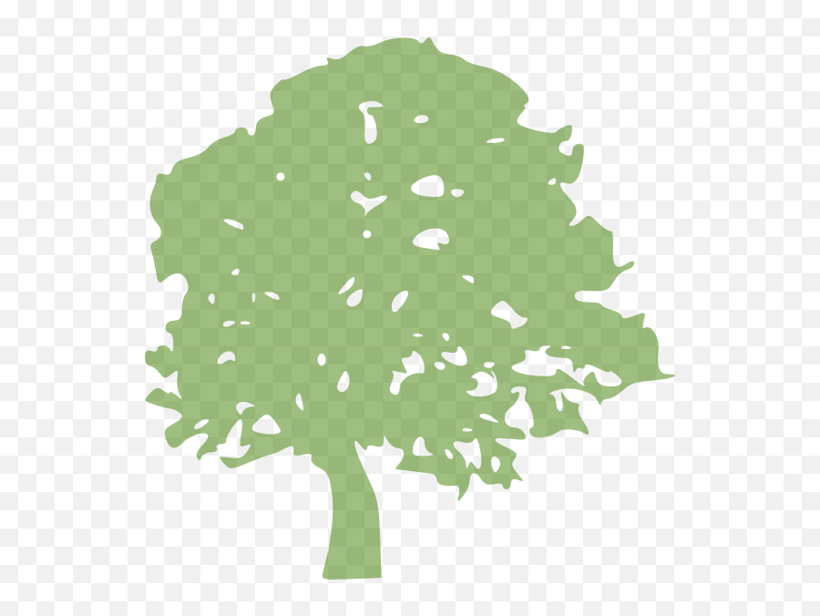 Tree Png Clip Art Transparent Png - Tree Cartoon Dark Png Emoji,Oak Tree Png