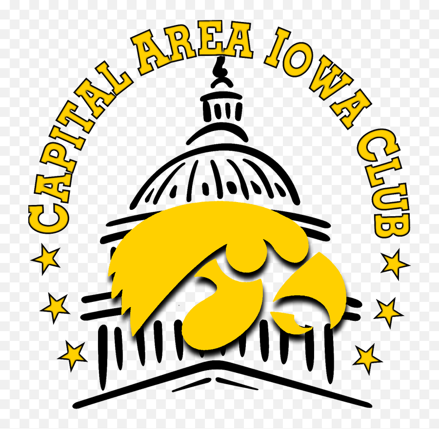 Capital Area Iowa Club - Home Capital Area Iowa Club Capitol Building Drawing Easy Emoji,Iowa Hawkeye Logo