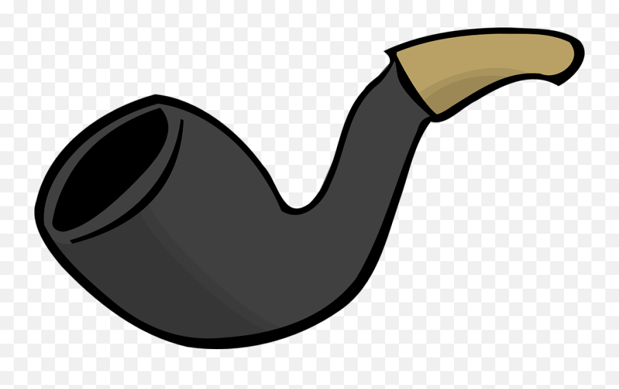 Smoking Pipe Png Clip Art Smoking Pipe - Smoke Pipe Clipart Emoji,Smoking Clipart