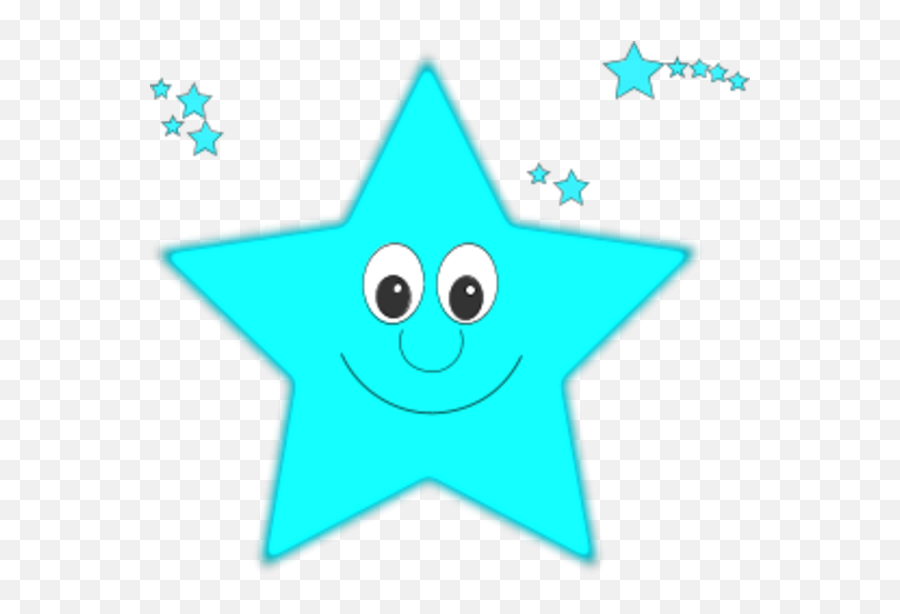 Smiling Faces Clipart - Blue Smiling Star Clipart 600x533 Red Star With Smiley Face Emoji,Faces Clipart