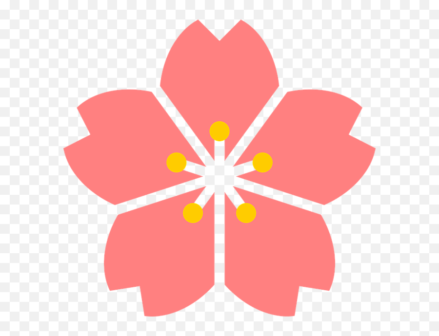 Cropped - Clip Art Emoji,Cherry Blossom Png