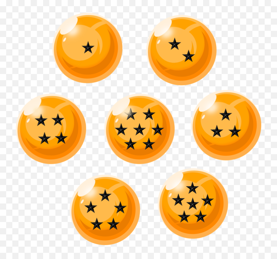 Black Star - Dragon Ball Balls Drawing Full Size Png Emoji,Black Star Clipart