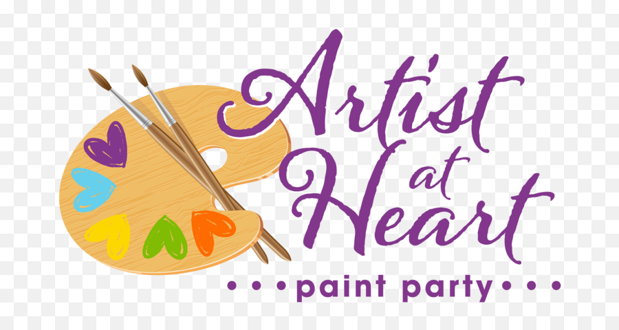 Art Fun For Unlimited Art - Artist With Hear Logo Emoji,Art Logo