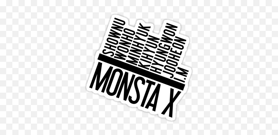 Monsta X Names Png Full Size Png Download Seekpng - Language Emoji,Monsta X Logo