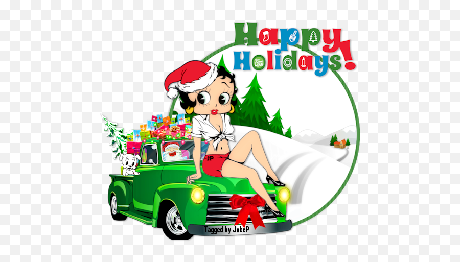 Pin By Joke Peeman On Betty Boop - Christmas Betty Boop Emoji,Hump Day Clipart