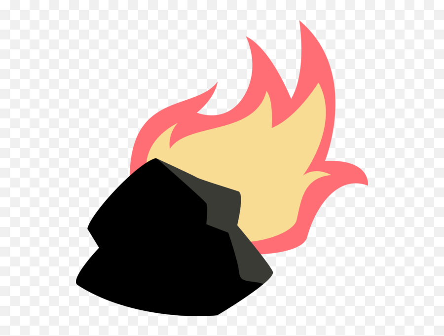1509370 - Artistbinkyt11 Coal Cutie Mark Cutie Mark Only Emoji,Fire On Transparent Background