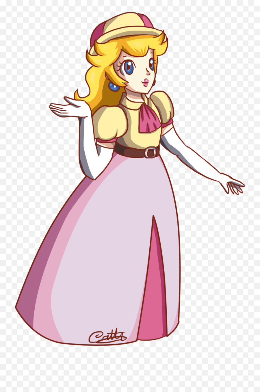 Download Hd Princess Peach Clipart Mario Party - Princess Emoji,Princess Poppy Clipart