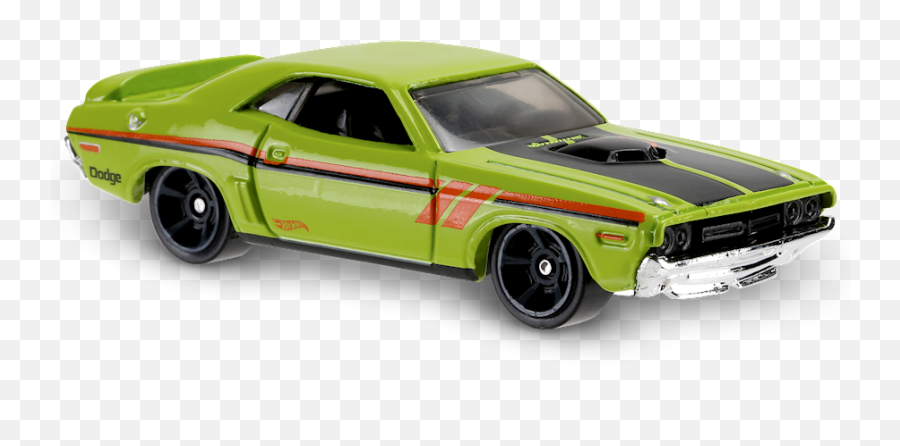 71 Dodge Challenger In Green Then And Now Car Collector Emoji,Dodge Challenger Png
