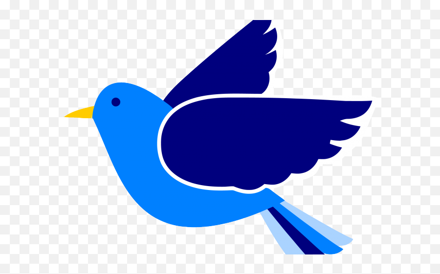 Bluebird Clipart Colourful Bird - Bird Beak Clipart Emoji,Bluebirds Clipart