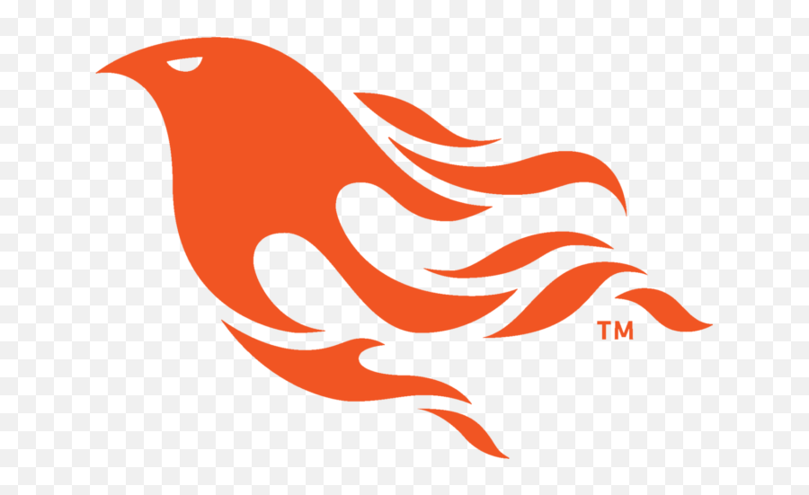 The Phoenix Framework Logo An Orange Firebird - Phoenix Phoenix Elixir Emoji,Firebird Logo