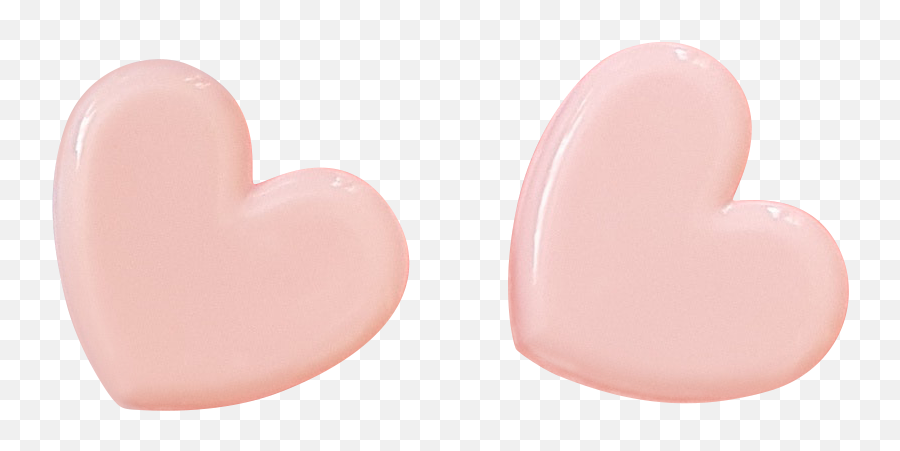 Two Pink Hearts Png - Solid Emoji,Hearts Png
