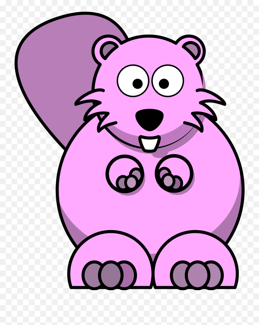 Beaver Svg Vector Beaver Clip Art - Beaver Pink Emoji,Beaver Clipart