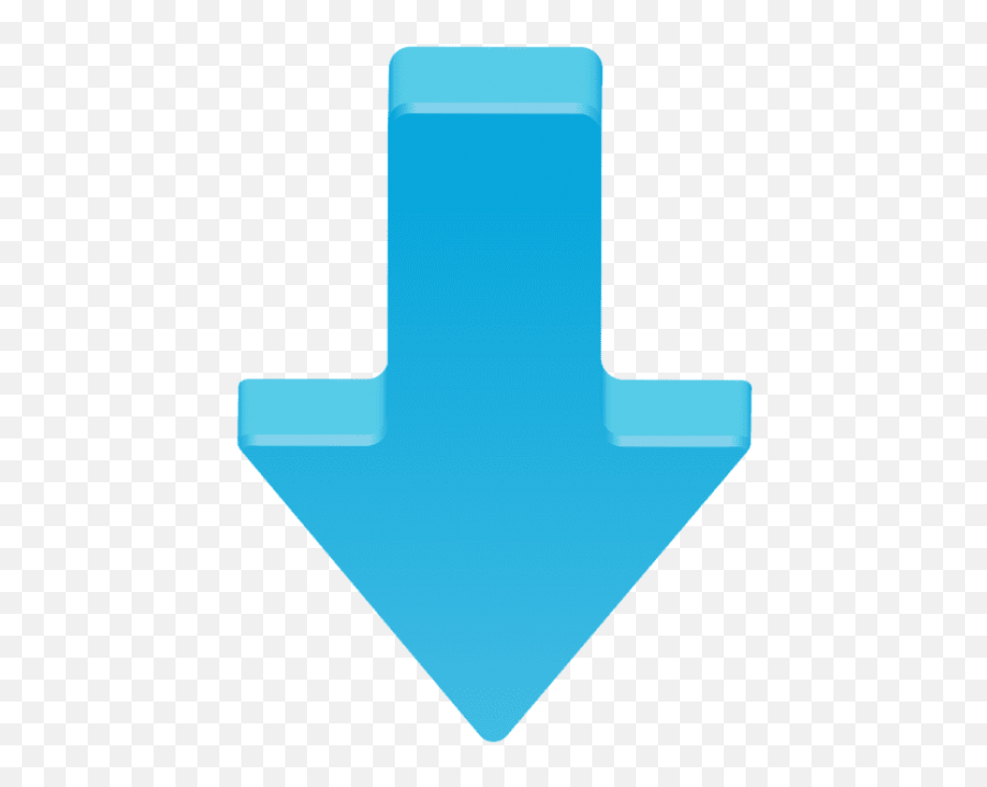 Download Blue Arrow Down Transparent Png - Down Arrow Icon Vertical Emoji,Down Arrow Png