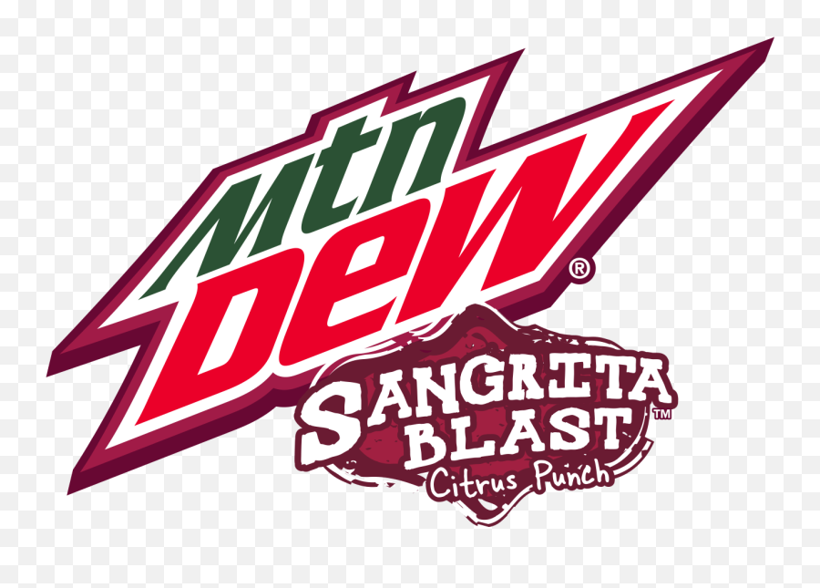 Red And Black Mt Logo - Mountain Dew Sangrita Blast Logo Emoji,Red Mt Logo