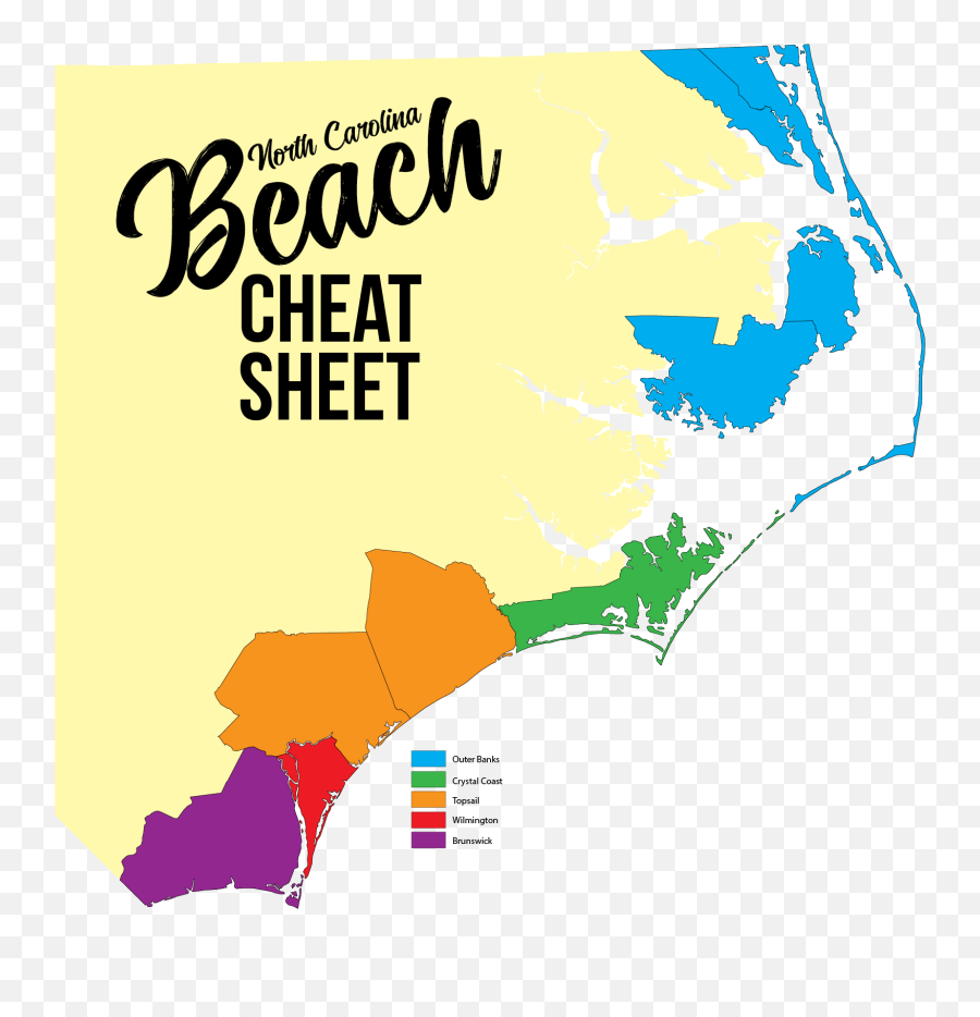 North Carolina Beach Cheat Sheet - Raleigh Magazine Best Nc Beaches Emoji,Duck Donuts Logo