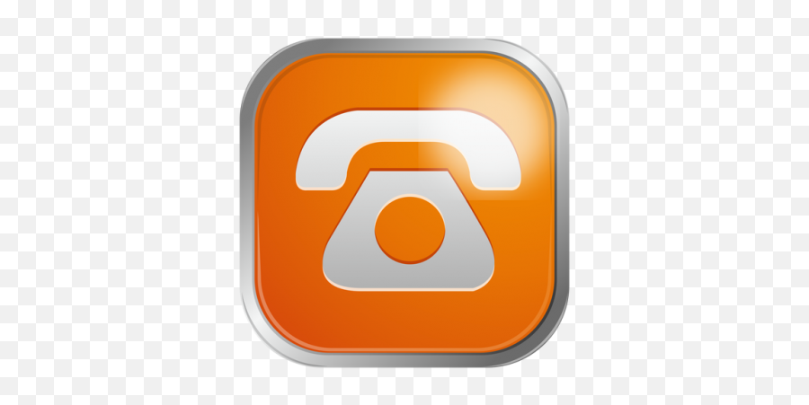Download Telephone Free Png Transparent Image And Clipart - Orange Telephone Icon Png Emoji,Orange Transparent
