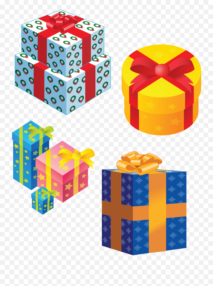 Presents Gift Box Transparent Backgound - Gift Emoji,Box Transparent Background