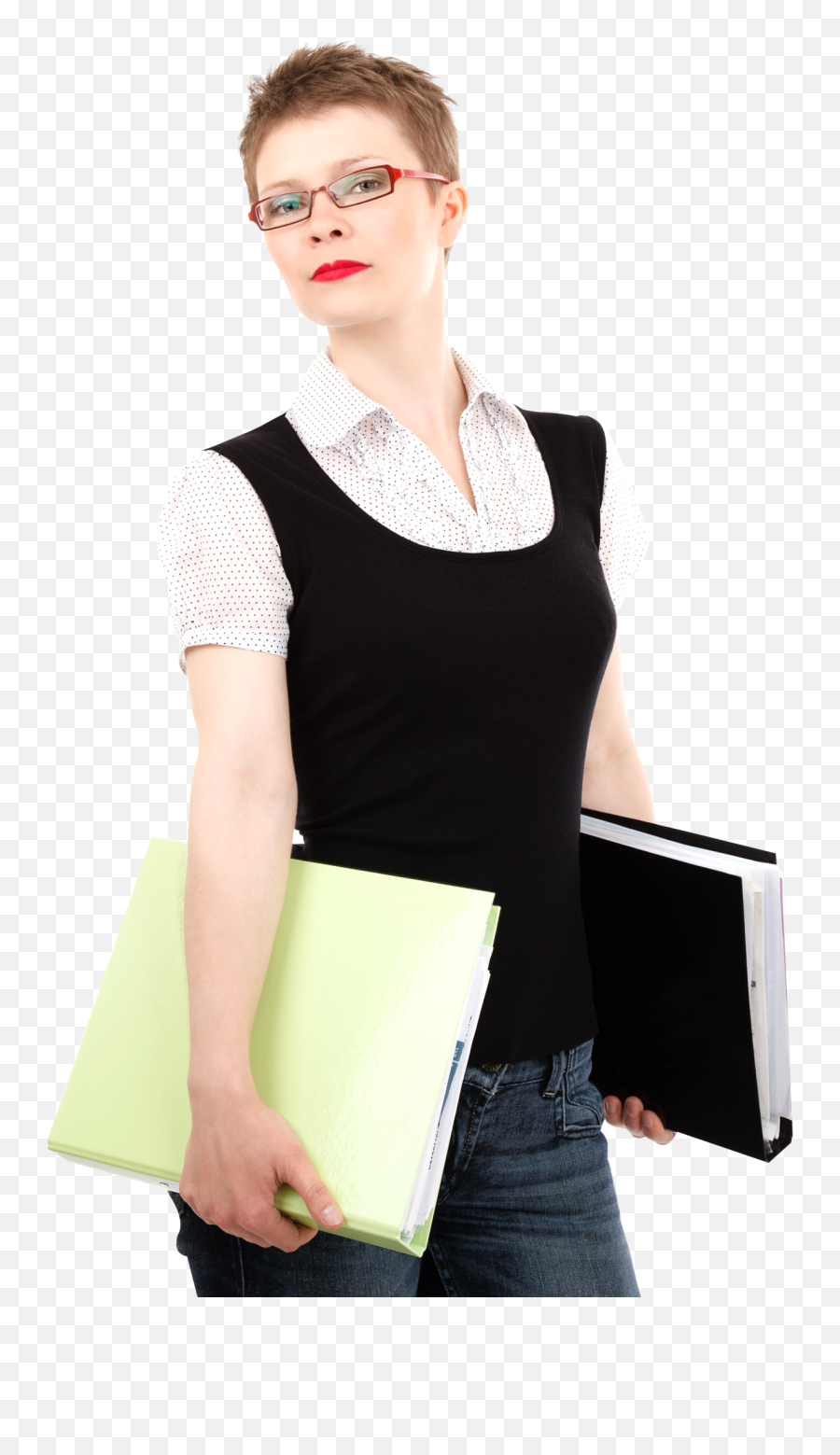 Business Woman Holding Files In Her - Smart Casual Emoji,Business Woman Png