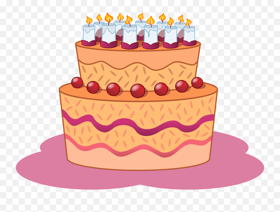Birthday Cake With Candles Clipart Free Download - Transparent Background Birthday Cake Gif Emoji,Birthday Candles Png