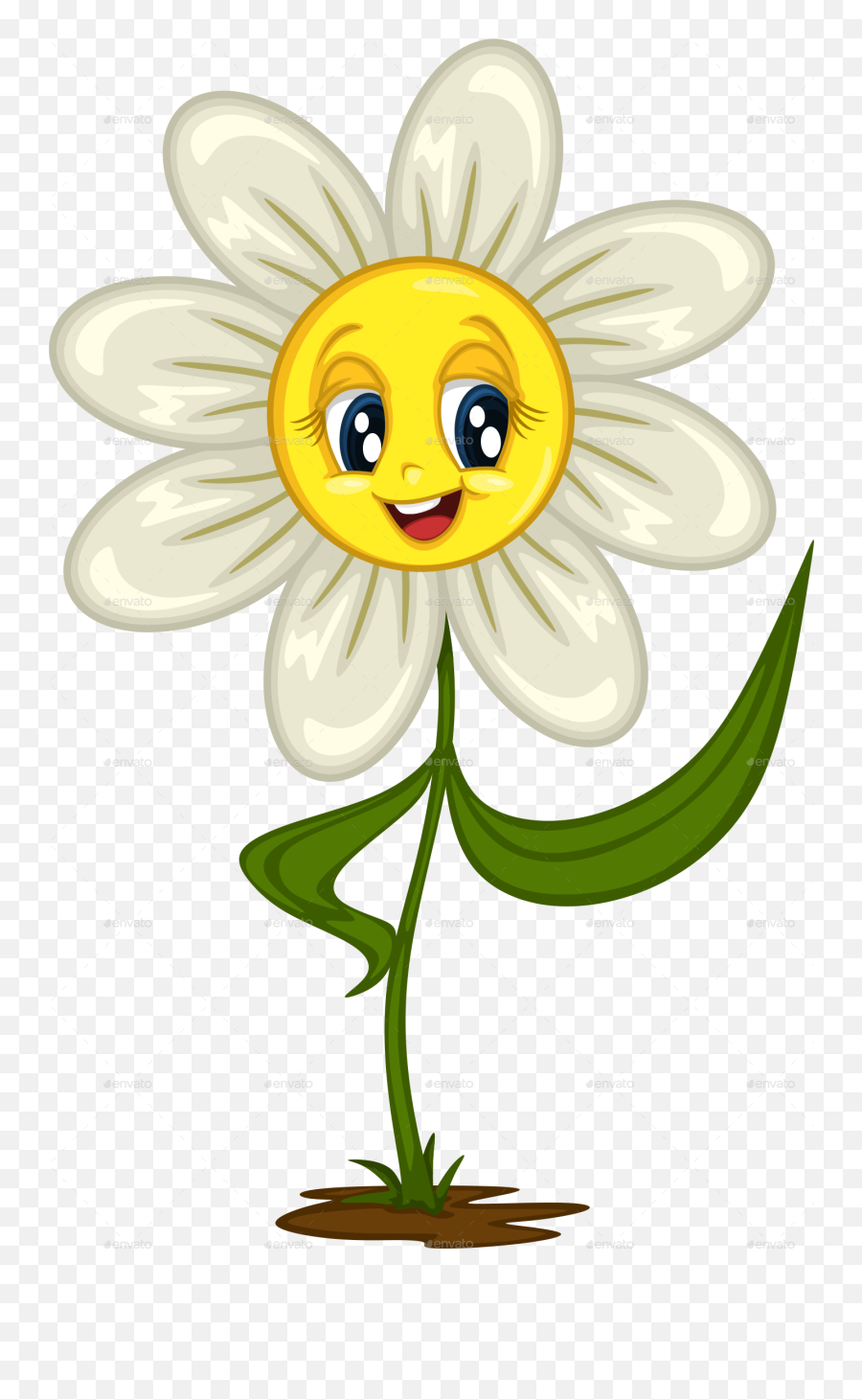 Waving Smiley Face Flower Waving Daisy Yard Signs Surclima - Regenerative Blower Emoji,Waving Clipart