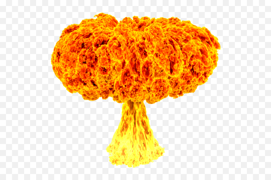 Fire Explosion Png - Nuke Explosion Png Nuclear Explosion Gif Explosions Without Background Emoji,Explosion Png